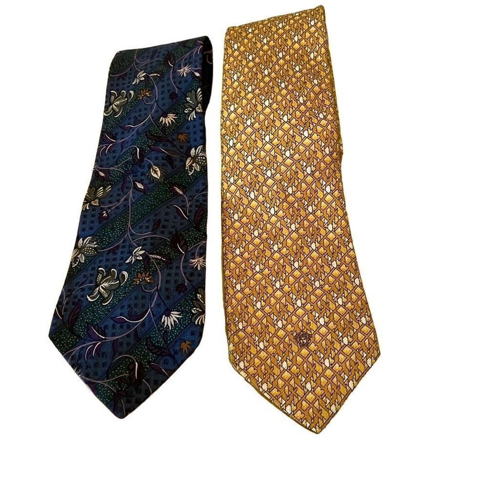 Vintage Versace and Christian Dior Ties